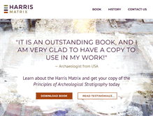 Tablet Screenshot of harrismatrix.com